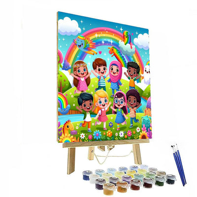 Rainbow Island Painting By Numbers Kit