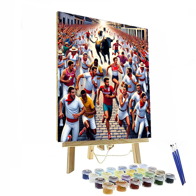 The San Fermin Festival - Spain Paint By Numbers Art