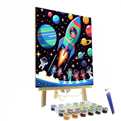 The Great Space Adventure DIY Paint By Numbers