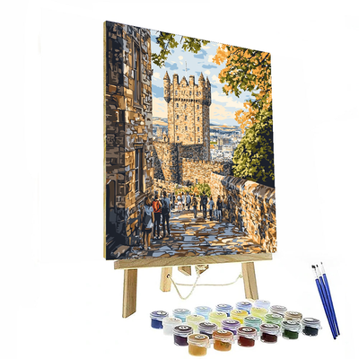 Edinburgh Castle Numbered Painting Kits