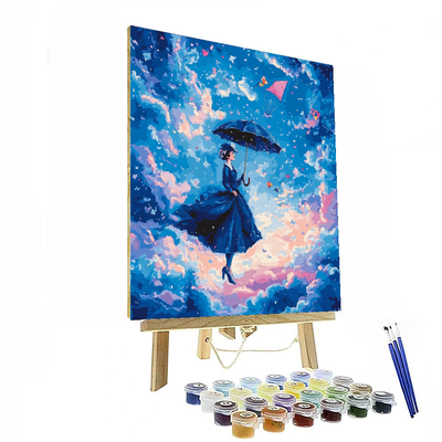 Mary Poppins' Magical Day - Disney Inspired Number Painting