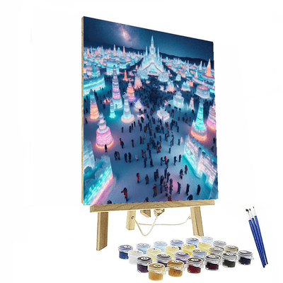 Snow & Ice Festival - Harbin, China Painting Number Kit