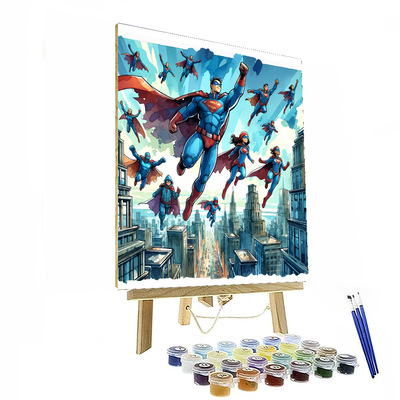 Superhero Adventures Paint By Color