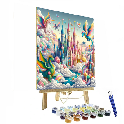 Whimsical Cloud Kingdom Paint By Numbers Kits