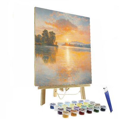 Turner Inspired Calm Waters  DIY Paint By Numbers