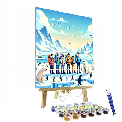 Winter Polar Expedition Painting By Numbers Kit