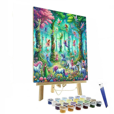 Fantasy Forest Delight Paint By Number