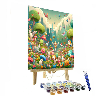 Exploring The Enchanted Forest Painting By Numbers Kit