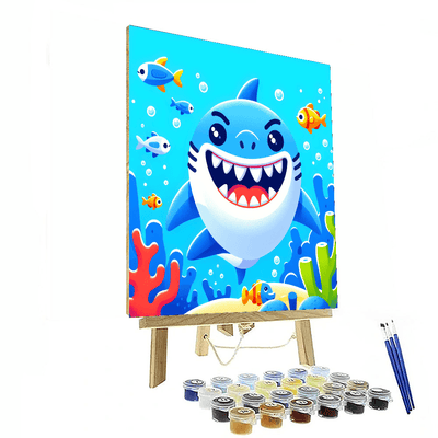 Adventurous Shark Numbered Painting Kits