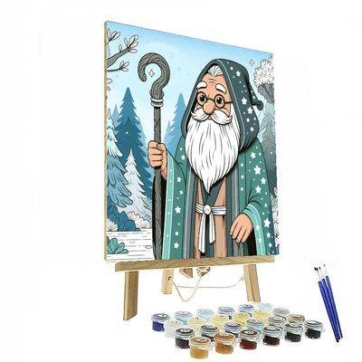 Wise Wizard Number Painting