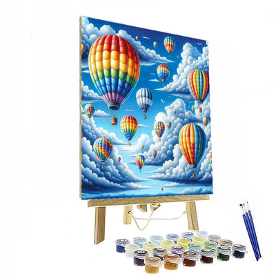 Whimsical Hot Air Adventures Paint By Numbers Kits