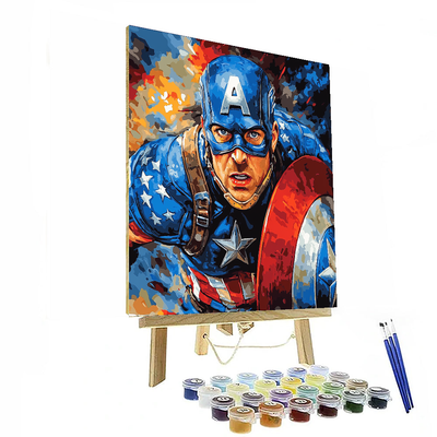 Chris Evans: Shield-bearing Sentinel Of The Silver Screen Numbered Painting Kits