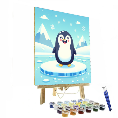 Sunny Day Penguin Numbered Painting Kits