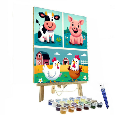 Exploring The Farm Numbered Painting Kits