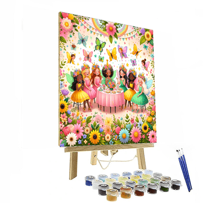 Fairytale Garden Party Paint By Numbers Art