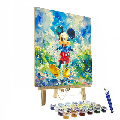 Mickey Mouse Fun Time - Disney Inspired Number Painting