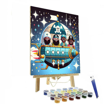 Space Pirates Treasure Hunt Paint By Numbers Kits