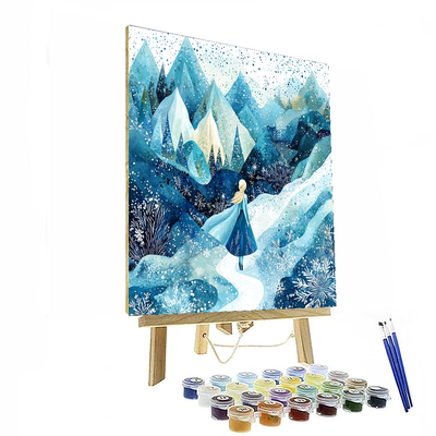 Elsa's Ice Kingdom - Disney Inspired Paint By Color