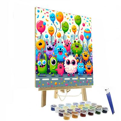 Silly Monsters On Parade Paint By Number