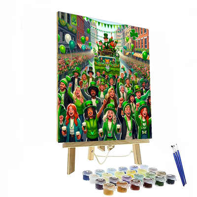 St. Patrick's Day - Dublin, Ireland Painting By Numbers Kit