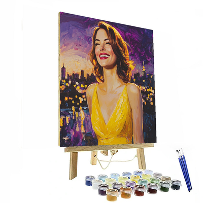 Emma Stone: The Radiance Of Lala's Light Painting Number Kit