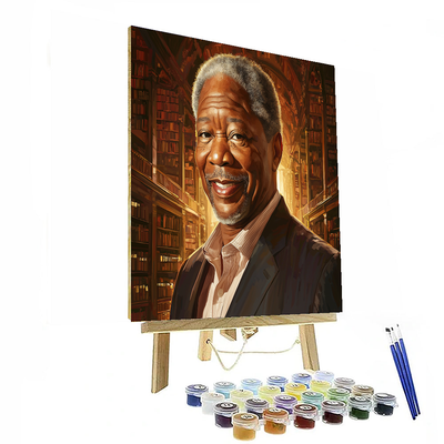 Morgan Freeman: Voice Of Wisdom, Echoes Of Eternity Paint By Numbers Kits