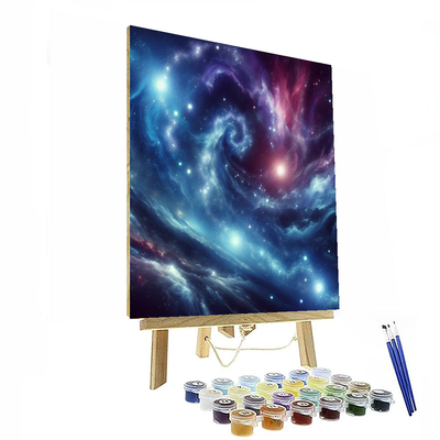 Cosmic Journey Wall Art Paint By Color