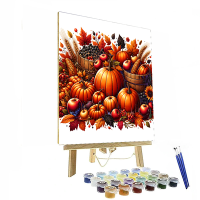 Bountiful Autumn Harvest Numbered Painting Kits