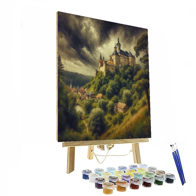 Medieval Castle Fantasy Numbered Painting Kits