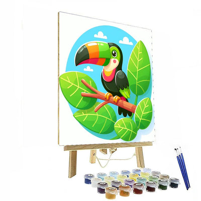 Tropical Toucan Tune DIY Paint By Numbers