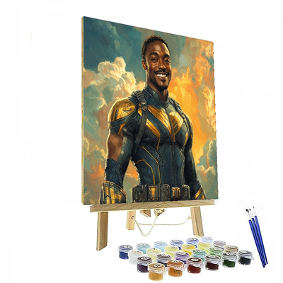 Anthony Mackie: Soaring High As The Falcon Paint By Numbers