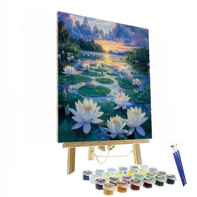 Claude Monet Inspired Monet's Tranquil Waters  Numbered Painting Kits