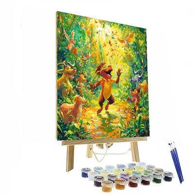 Pumbaa's Safari Adventure - Disney Inspired Numbered Painting Kits