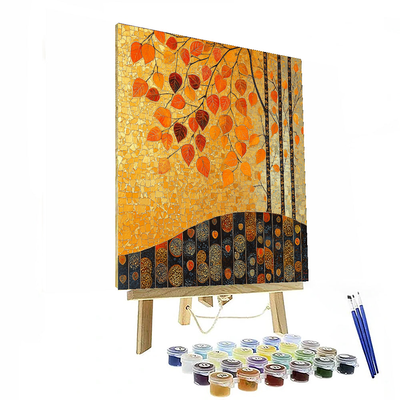 Klimt Inspired Seasonal Change  Numbered Painting Kits