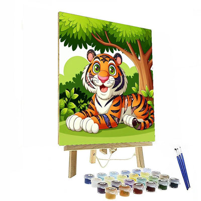 Wild Tiger Painting By Numbers Kit