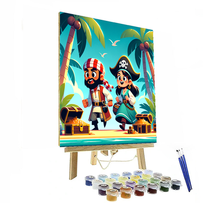 Pirate's Hidden Cove Painting By Numbers Kit