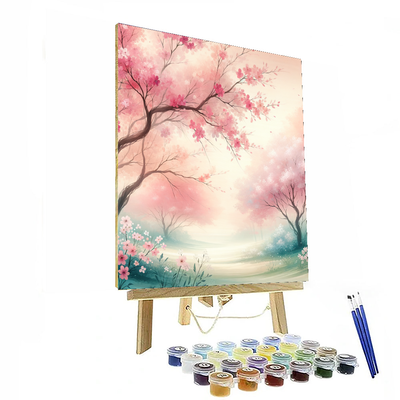 Cherry Blossom Dreamscape Paint By Numbers Kits