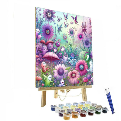 Wildflower Fairyland DIY Paint By Numbers