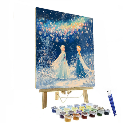 Frozen Sisters In Harmony - Disney Inspired Numbered Painting Kits