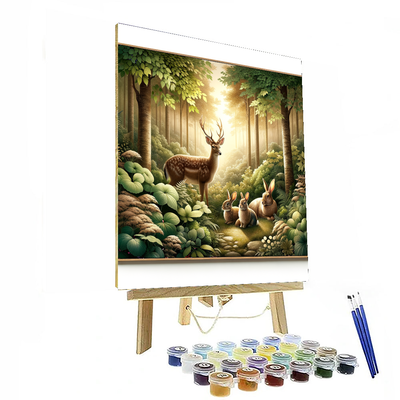 Woodland Creatures Paint By Number