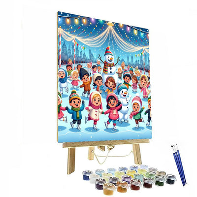 Winter Fun Fair Painting Number Kit