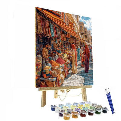 The Silk Road Bazaar - Samarkand Paint By Numbers Kits