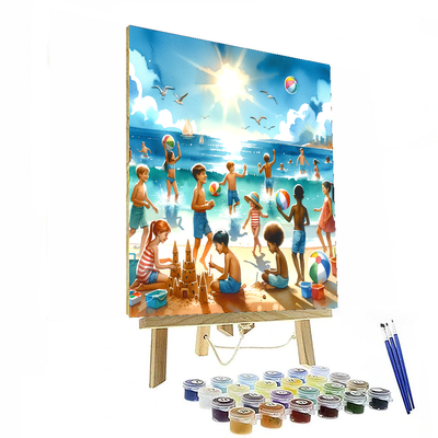 Sunny Beach Adventures Painting Number Kit