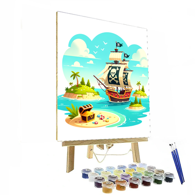 Pirate Cove Adventure DIY Paint By Numbers