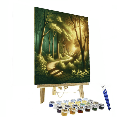 Enchanted Woodland Trail Paint By Color