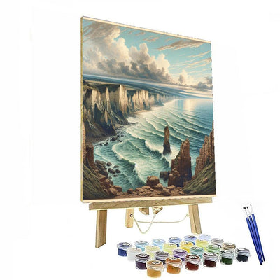 Seaside Cliffs Of Normandy Numbered Painting Kits