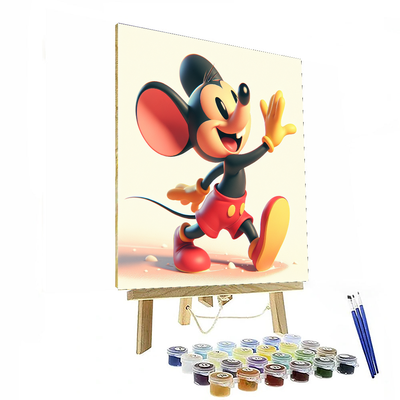 Mickey's Joyful World Paint By Color