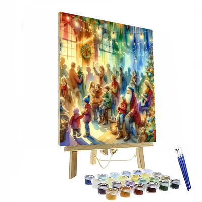 Charming Holiday Celebration Paint By Numbers Kits