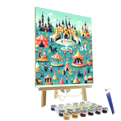 Joyful Kingdom Carnival Number Painting