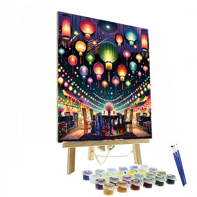 Colorful Festival Of Lights DIY Paint By Numbers